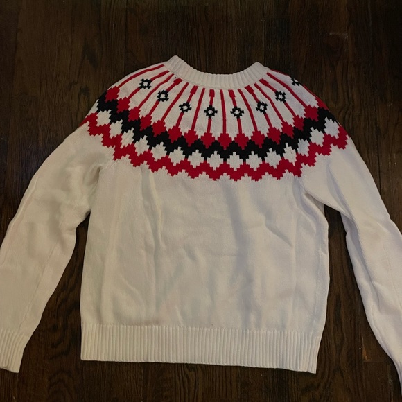 LIKE NEW FAIR ISLE JCREW SWEATER - Picture 3 of 6
